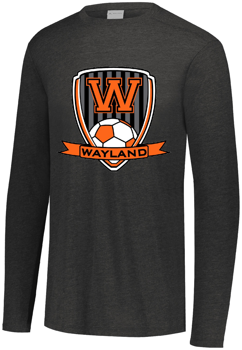 Wayland Soccer Long Sleeve Tri Blend Tee Shirt Natick Outdoor Store