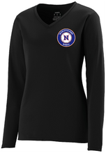 Load image into Gallery viewer, Natick Little League Ladies/Girls Long Sleeve Wicking Tee