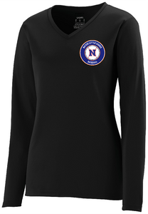 Natick Little League Ladies/Girls Long Sleeve Wicking Tee