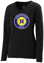 Load image into Gallery viewer, Natick Little League Softball Ladies/Girls Long Sleeve Wicking Tee