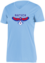 Load image into Gallery viewer, Natick Little League Ladies/Girls Short Sleeve Wicking Tee