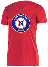 Load image into Gallery viewer, Natick Little League Ladies/Girls Short Sleeve Wicking Tee