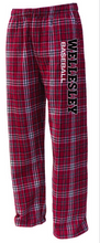 Load image into Gallery viewer, Wellesley Youth Baseball Flannel Pants