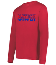 Load image into Gallery viewer, Natick Little League Softball Mens/Youth Long Sleeve Wicking Tee