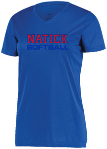 Natick Little League Softball Ladies/Girls Short Sleeve Wicking Tee