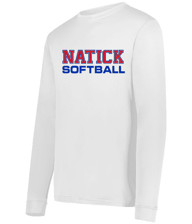Natick Little League Softball Mens/Youth Long Sleeve Wicking Tee
