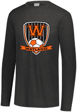 Load image into Gallery viewer, Wayland Soccer Long Sleeve Tri Blend Tee Shirt