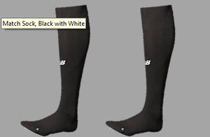 CCYS Black Socks