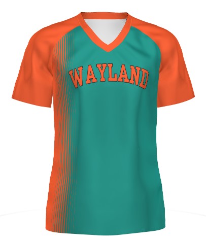 Wayland Softball Teal Home Jersey (Grades 4-8 only)
