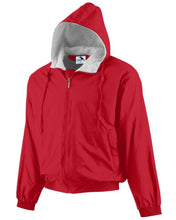 Load image into Gallery viewer, Natick Girls Lacrosse Taffeta Line Hooded jacket